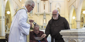 Bill Hayden baptised at 85 years of age