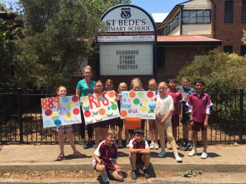 Catholic Schools in bushfire ravaged areas of the Archdiocese
