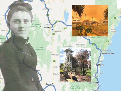 Saint of the battlefields to visit fire-ravaged towns