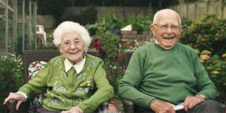 Elderly couple talk about marriage, COVID-19, and faith
